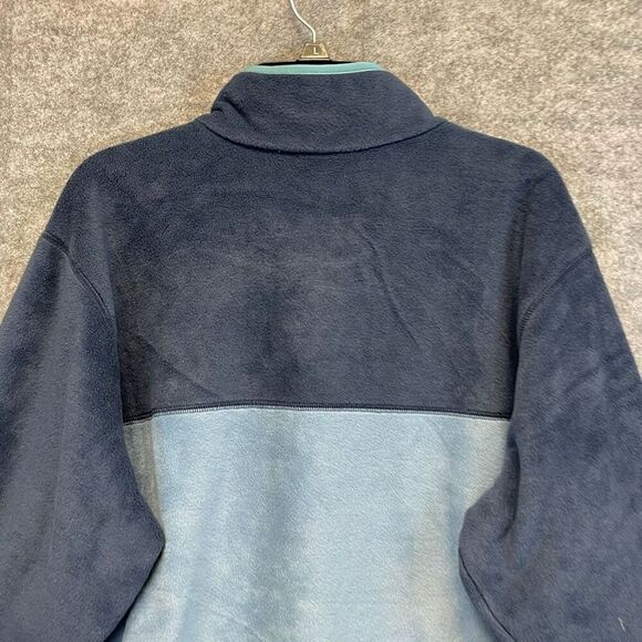 COLUMBIA Sweatshirt Men's XL Blue Steens Mountain Fleece Snap Button Pulllover - Picture 10 of 15